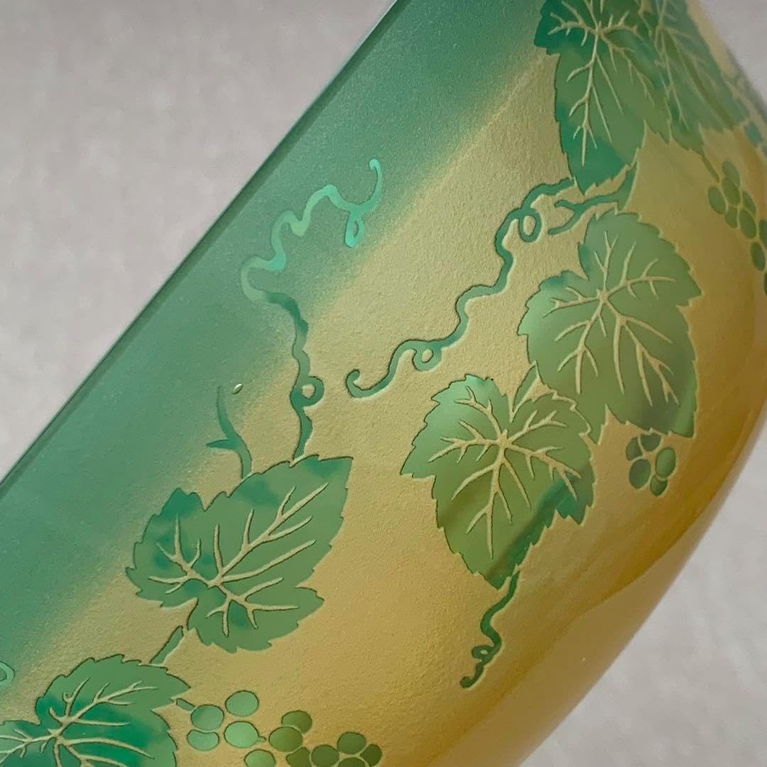 彫刻硝子 夢柄子 盛鉢 太武朗工房 ぶどう 楽天市場】彫刻硝子 彫刻夢柄子 酒器三点揃【 太武朗工房 公式